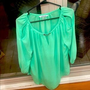 Women's Green Blouse